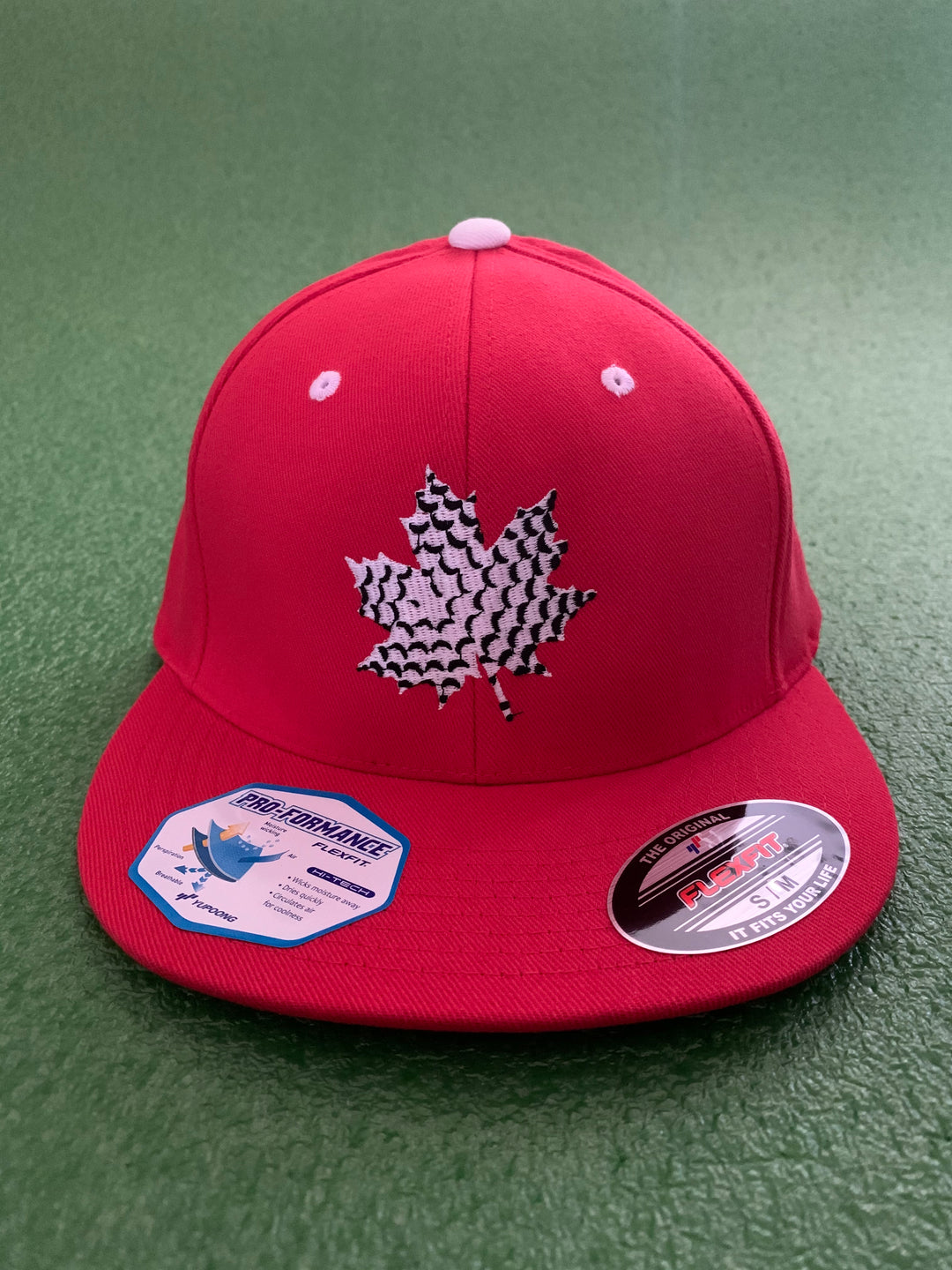 Red Flat Brim